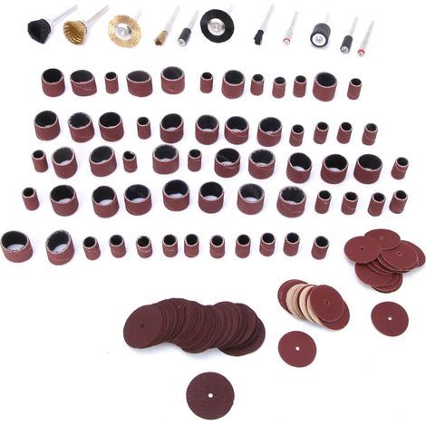 147 Pièces Accessoires pour Outil Rotatif - Kit de Meulage, Polissage et Ponçage pour Outils Électriques Rotatifs (1/5)