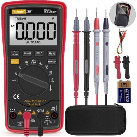 Tragbares Digitalmultimeter, Digitalmultimeter, Spannungsprüfer, Gleichstromprüfer/Voltmeter/Dioden/Widerstand / (1/2)