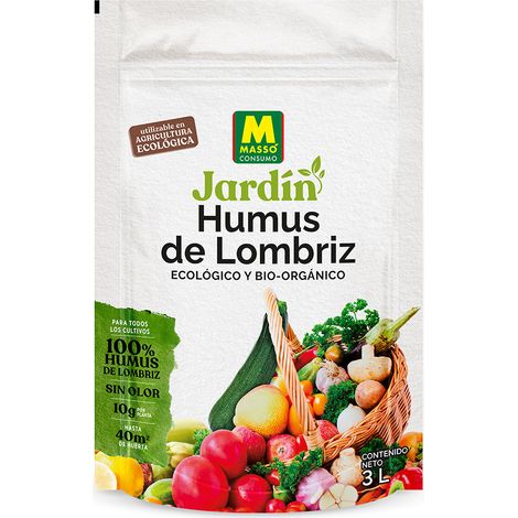Hummus compost 100% de lombricoltura compost 3l