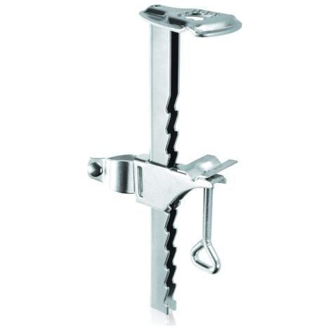 Support de Parasol en Acier galvanisé - Support de Balcon pour parasols - Support de Parasol pour Balcon (Ø 25-32mm - 1 pièces) (1/5)