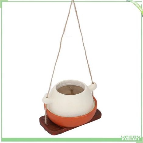 Pot de fleur suspendu - FAFEICY - Swing - Design mignon - Résine - 12,7 x 11 x 8,5 cm (1/5)