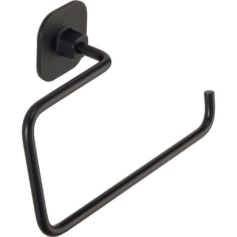 Toallero Anular De Acero Inoxidable Negro Mate Timo (1/4)