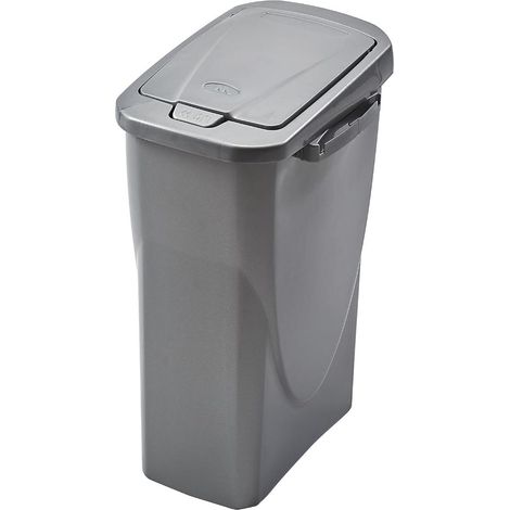 PATTUMIERA per RACCOLTA DIFFERENZIATA Colore ANTRACITE 15 Litri ECOBIN 22x31x42 cm 15 Litri Colore Antracite