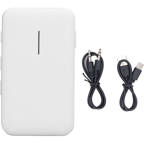Émetteur/récepteur Bluetooth AUX stéréo 3,5 mm compatible carte mémoire 2 en 1 pour TV, PC et voiture (1/5)