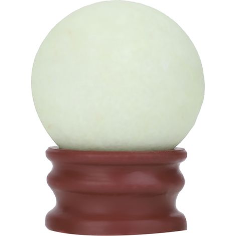 Boule Lumineuse Verte - Sphère En Cristal Avec Socle - Décoration Intérieure Et Cadeau - Diamètre 3.5cm (1/5)