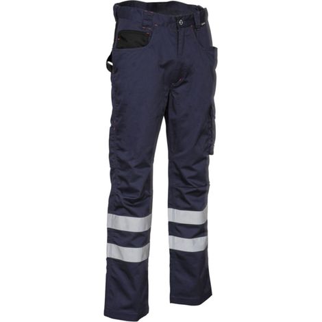 Cofra Arbeitshose mit Reflexstreifen, waschresistent 52 (1/5)