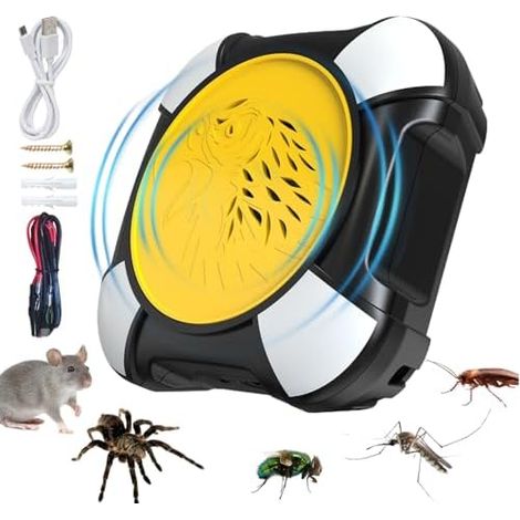 à ultrasons pour extérieur, Chambre Coucher, Anti-moucherons, étanche la poussière, Salon, Camping-Car, Cuisine, Restaurant, sous-Sol, terrasse, hôtel -