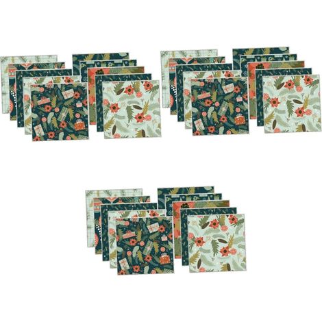 30pièces Autocollants Muraux Décorations Imperméables Pour Cuisine Et Chambre Garçon Fille Stickers De Carreaux Adhésifs Décorations Murales (1/5)