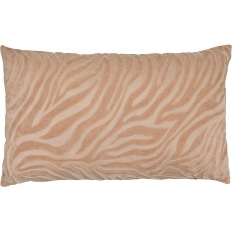 Cuscino di lino beige tigris 50x30cm - Atmosphera créateur d'intérieur (1/3)