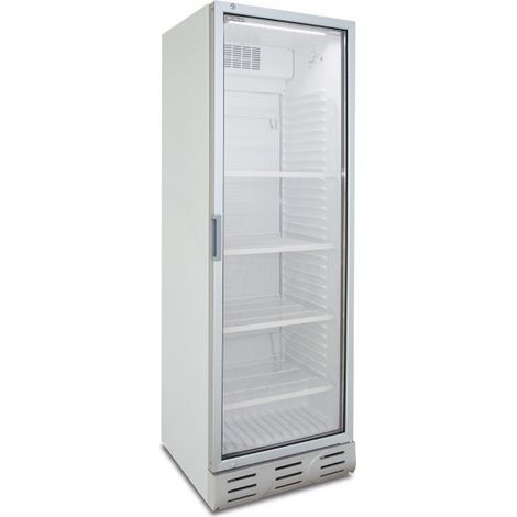 Armoire réfrigérée statique 0/+10°C 342L Dégivrage auto LED 4 étagères - CL372VWHITE - KlimaItalia