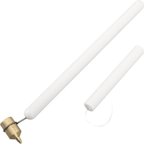 Marqueur de peinture à pointe fine, pointe de 0,4 mm, anti-goutte, fluide, applicateur de peinture pour tissu, bois, métal, toile, blanc. (1/5)