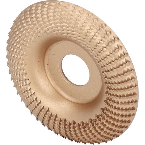 Disque de Découpe pour Sculpture Bois avec Meuleuse d'Angle, Diamètre 22mm en Acier Doré Inoxydable (1/5)
