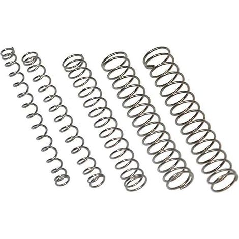 Druckfeder – 10er-Pack – Edelstahl 304 – Stabile und flexible Rückstellkraft – Für industrielle und mechanische Anwendungen – Durchmesser 3 mm, Länge 50 mm (1/4)