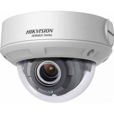 Hikvision – Caméra dôme anti-vandalisme IP HD+ 4Mpx – HWID640HZ – Motozoom 2.8-12mm – Vision nocturne 30m – Étanche IP67 IK10