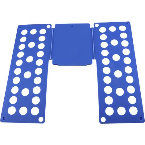 Organisateur de vêtements pour placard, planche à plier les chemises et les pantalons, tailles adulte et enfant (bleu) (1/5)