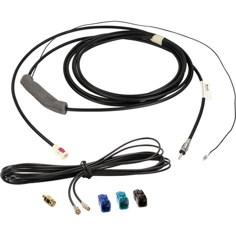 Kit Cable Antenne Fakra-f-DIN-m- SMB-F- SMA-m- FM DAB+