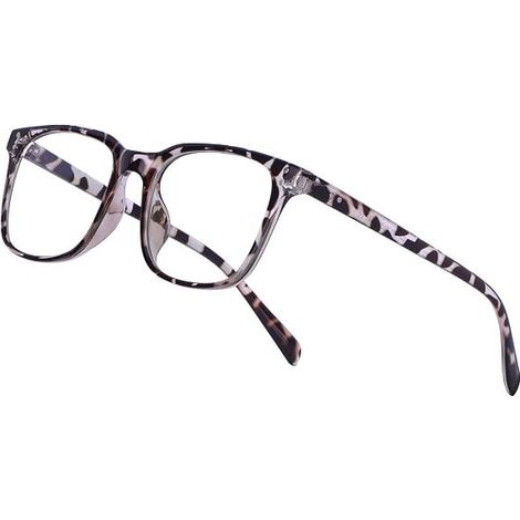 Blaulichtfilterbrille mit klaren Gläsern, Anti-Augen-Brille, UV-Filter, Blaulichtbrille für Damen und Herren zum Spielen, PC, Tablet, Computer (1/5)