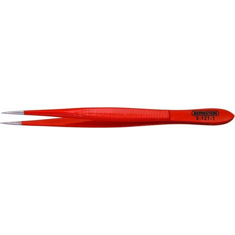 BERNSTEIN Tools for Electronics 5-121-1 Präzisionspinzette Spitz, fein 120 mm