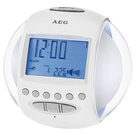 Horloge Transparente blanche AEG MRC4117