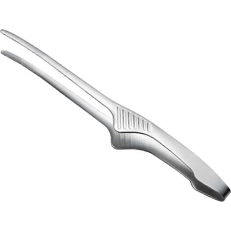 Pinces à pâtisserie, ustensiles de cuisine, pinces à aliments pour barbecue coréen, pique-nique et barbecue-silver (1/5)