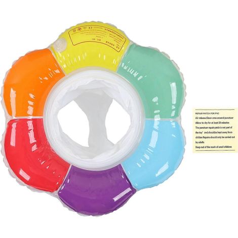 Bouée gonflable colorée pour bébé, double couche d'air. (1/5)