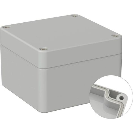 BOÎTIER UNIVERSEL TRU COMPONENTS TC-9065508 122 X 120 X 85 PC GRIS CLAIR (RAL 7035) 1 PC(S) (1/3)