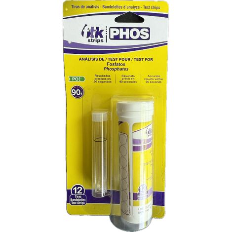 Bandelettes de test phosphates pour piscine – Résultats rapides et précis – Détection instantanée des algues – Faciles à utiliser – Easyfilter