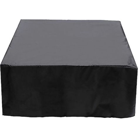 Baignoire spa piscine intérieure et extérieure couverture étanche et anti-poussière, housse de protection contre les feuilles, housse de protection pour table et chaise,argent,23123130cm (1/5)