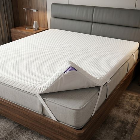 Topper SOFT 180x200cm, Memory Foam Matratzentopper, waschbarer Bezug, geeignet für Federkern & Schaumstoff Matratzen, H2, Matratzenauflage Höhe 5cm (1/5)