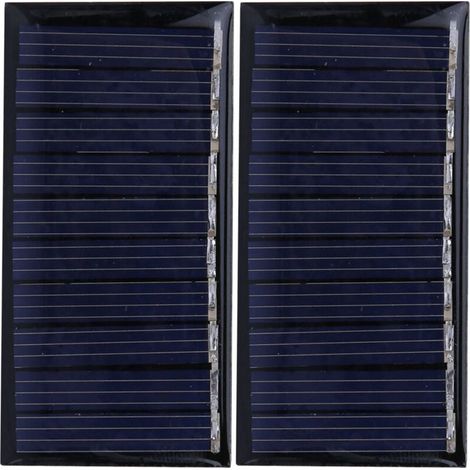 Jeffergarden Mini panneau solaire avec batterie, économe en énergie pour feux de circulation, signalisation d'urgence et usage domestique