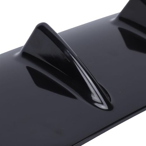 Gloss Black Rear Bumper Lip Diffuser, Universal Fit, Lower Lip Splitter for Cars and SUVs, ABS Material 23x6 Inches (1/5)