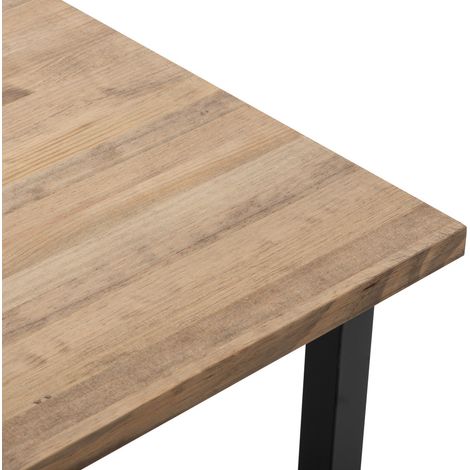 sa Auxiliar iCub Big Wood ECO 60x60x53 cm Negro en madera maciza de pino acabado vintage estilo industrial Box Furniture (1/5)