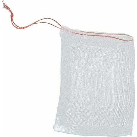 Lot de 100 sacs de protection pour fruits – Filet anti-insectes pour arbres fruitiers – Sacs en maille avec cordon de serrage pour protéger les tomates, raisins, mangues (25,4 x 15,2 cm) (1/4)