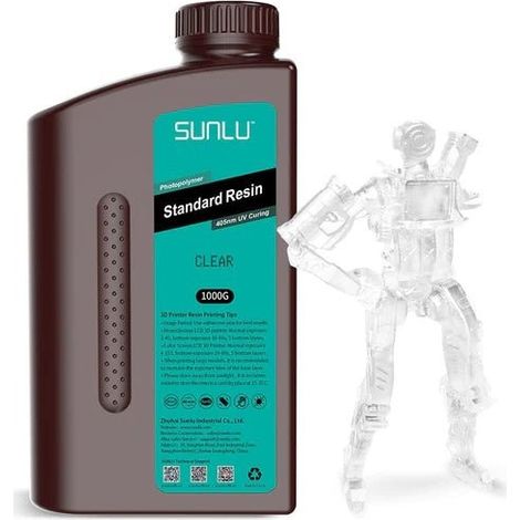 SUNLU Standard 3D Resin SUNLU Standard 3D Resin 1000g Clear