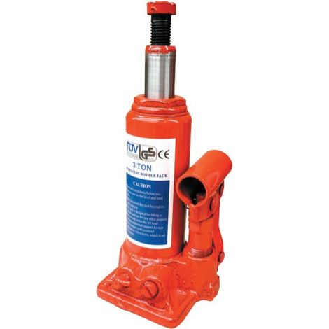 Cric bouteille hydraulique capacité 3 tonnes conforme aux normes CE - Salone (1/2)