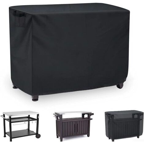 Tragbare Tischdecke, wasserdicht und staubdicht, Outdoor-Tischabdeckung mit 420D Oxford-Gewebe und verstellbarem Kordelzug (140 x 61 x 81 cm) (1/5)