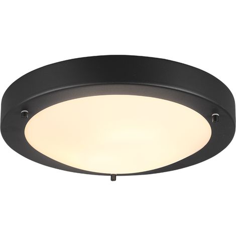 Plafonnier salle de bain condus noir 315 ip44 e27 (1/3)