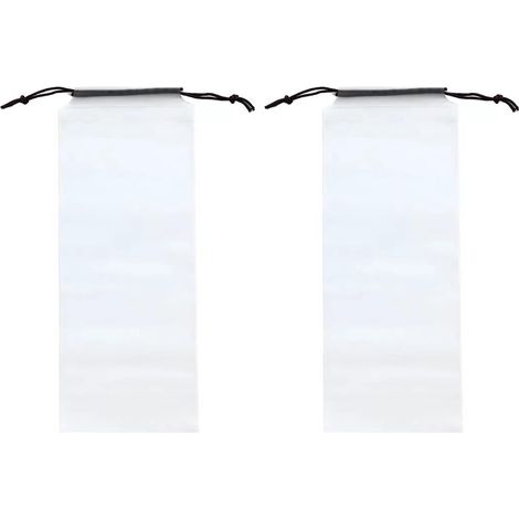 2 pièces Sacs Parapluie humides Universal Fit,Recharges pour distributeurs de Plastiques jetables,Transparente Couverture Étanche Pli Poche À Cordon (1/5)