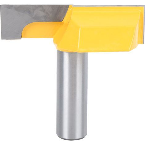 Routeur Bit Surface inférieure rabotage bois fraise couteau de nettoyage 12x57mm (1/5)