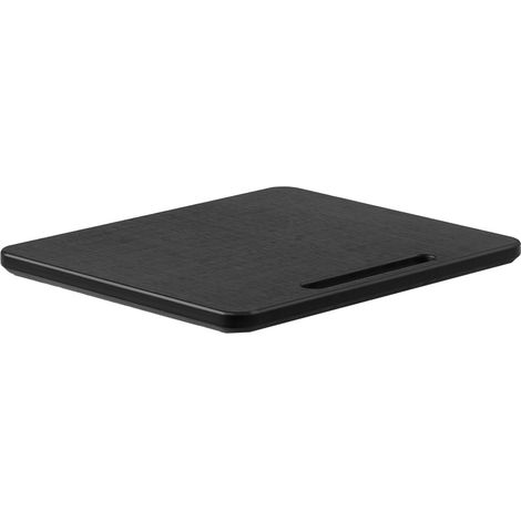 Mophorn Deslizador de Bambú para Electrodomésticos 267 x 330 x 21 mm con Ruedas Silenciosas y Asa Hueca, Ideal para Cafeteras y Superficies de Cocina, Color Negro (1/5)