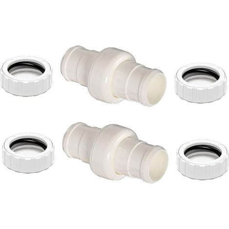 Raccord Pivotant Pour Tuyau Aspirateur De Piscine - Compatible Polaris 360 - Référence Équivalente 9-100-3002 - Lot De 2 (1/5)