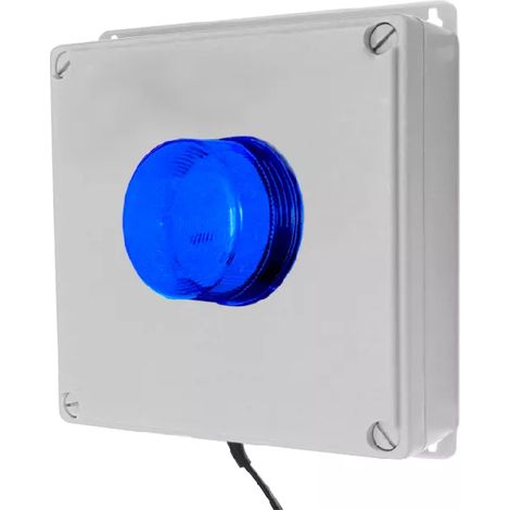 Alerte panne de courant - flash bleu / boîtier étanche IP65 / batterie Lithium / Branchez... c'est installé (1/5)