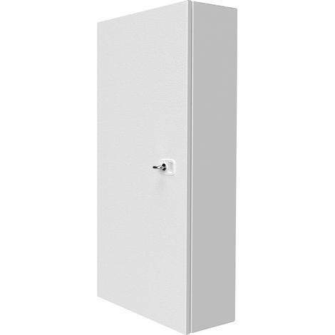 Atole – Coffret électrique nu 13 modules en acier blanc avec serrure à clé – Dimensions utiles H. 610 mm – Installation rapide et personnalisable