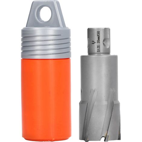 Foret magnétique fraise annulaire 35mm (1,38 pouce) profondeur de coupe 50mm, outil de perçage pour aluminium et cuivre (1/5)