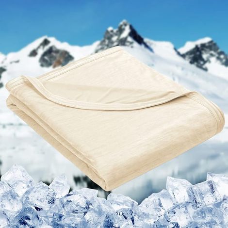 Couverture Rafraichissante d'Été Adulte ,Double Face Couverture Rafraîchissante pour Lit Canapé Voyage, 150 X 200 CM (1/5)