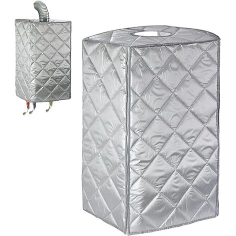 Housse de protection imperméable pour chauffe-eau et chauffe-eau résistante contre le gel, la pluie et la poussière, 47 x 33 x 75 cm (1/5)