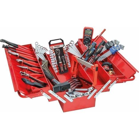 Caisse à outils composée de 100 outils DRAKKAR
