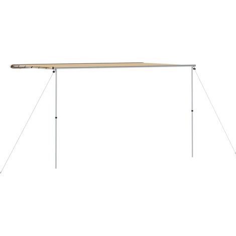 vidaXL Camper & Caravan Awning 4x2.5x2.15 m Beige