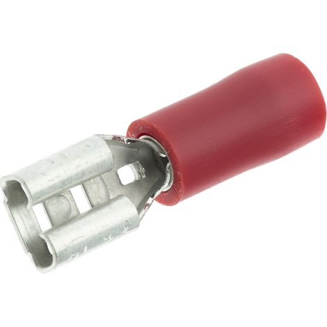 Cosse faston RS PRO, Isolé, Rouge
