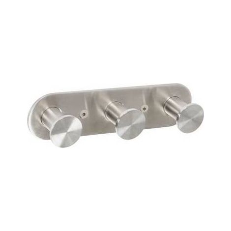 APPENDIABITO TRIPLO MOD. BLIZZ SPAZZOLATO Misura: Spazzolato cm 17,5xh.4,5x3,4